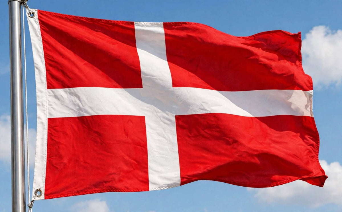 DENMARK 5x3 feet FLAG 150cm x 90cm DANISH