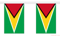 GUYANA 3 METRE BUNTING 10 FLAGS flag CARIBBEAN