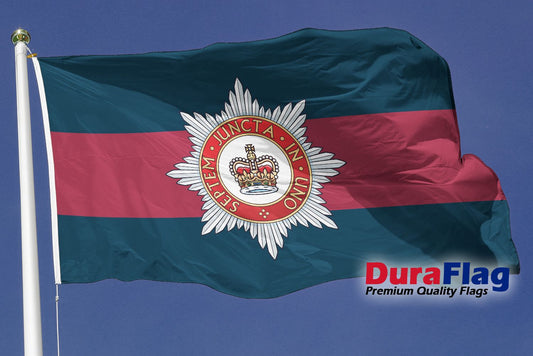 Household Division With Crest DuraFlag Rope and Toggled (5ft x 3ft)