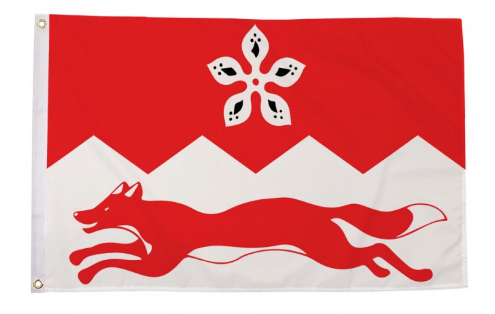 LEICESTERSHIRE CINQUEFOIL 5x3 feet FLAG 150cm x 90cm