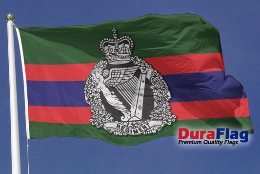 Royal Irish Regiment Style A DuraFlag Rope and Toggled (5ft x 3ft)
