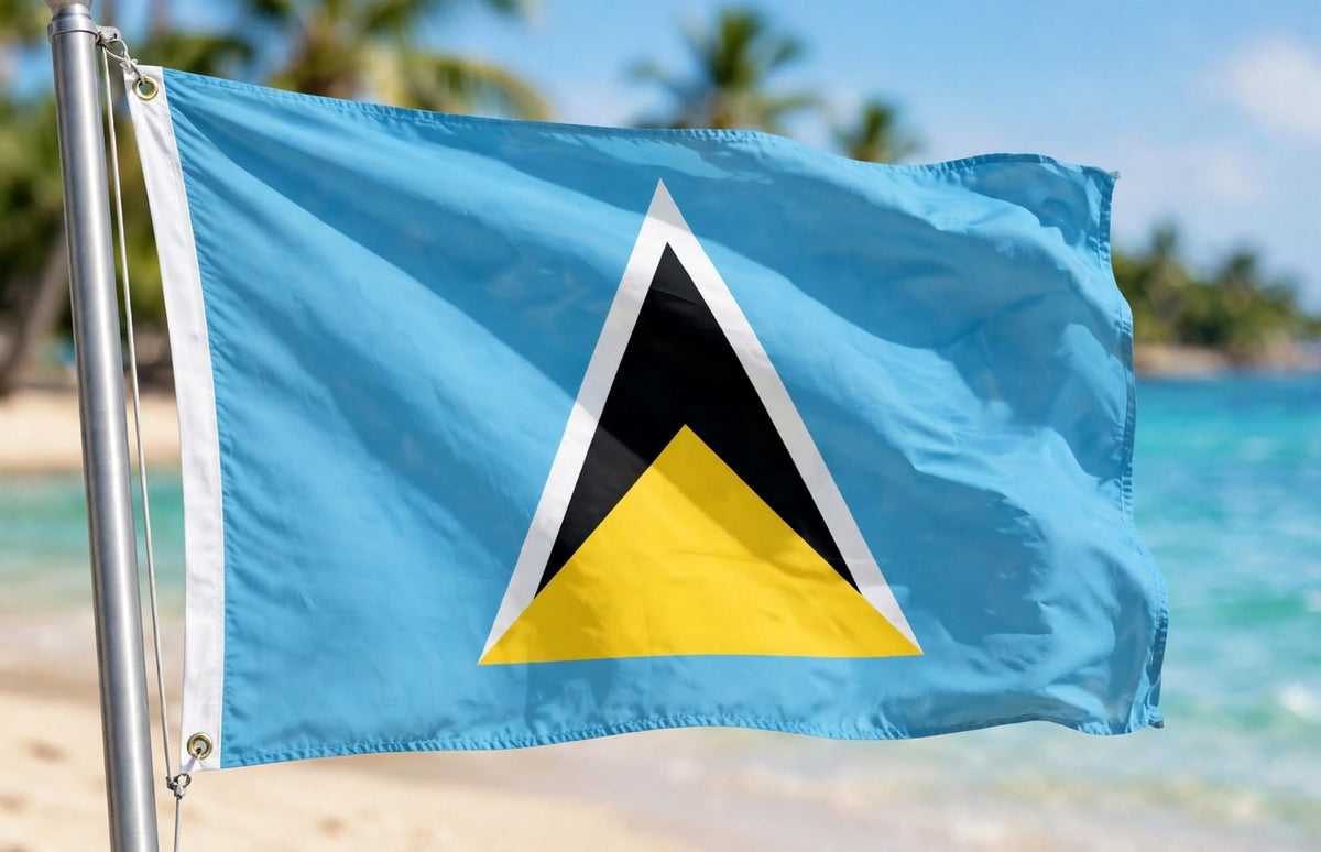 ST LUCIA Caribbean 5x3 feet FLAG 150cm x 90cm n