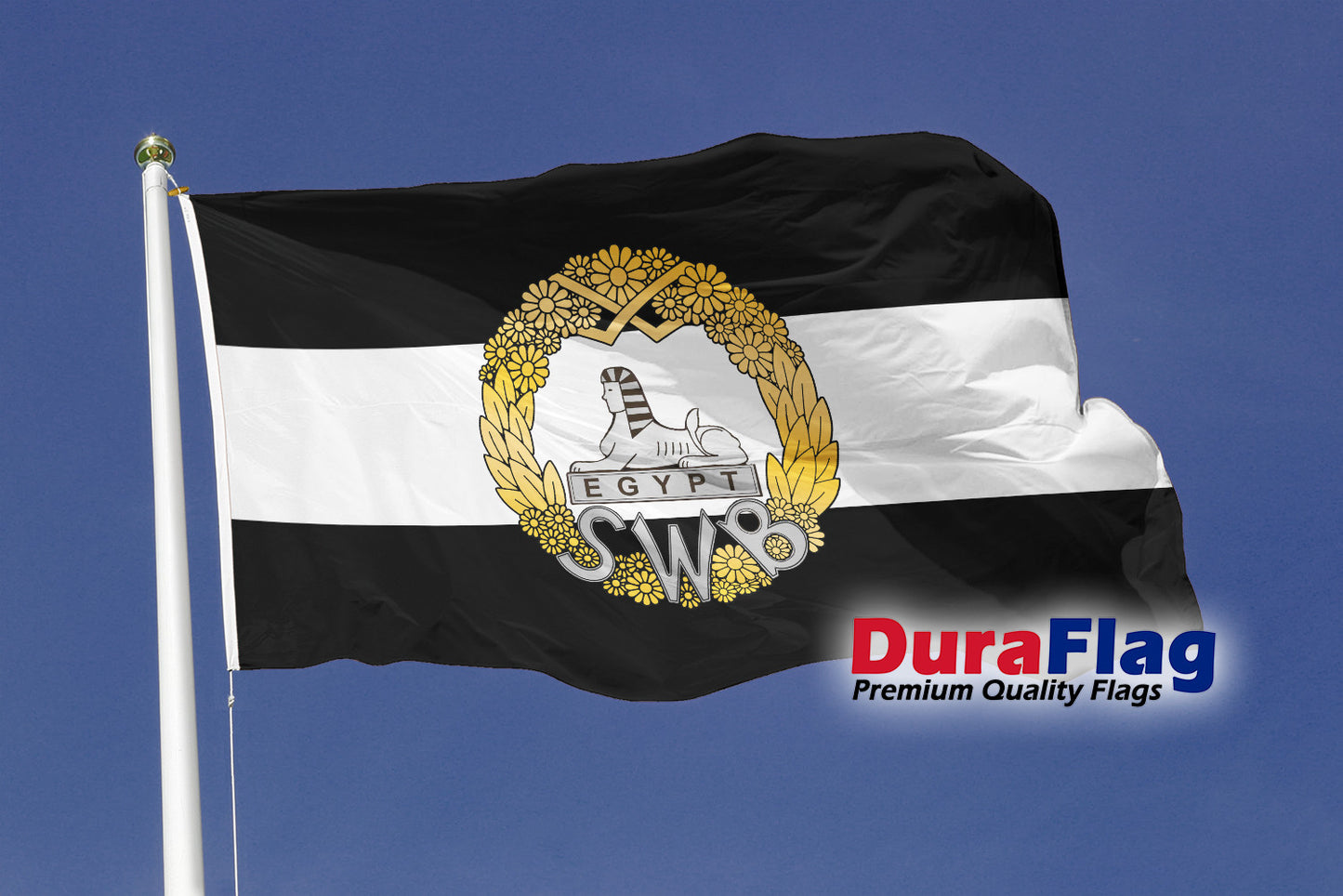 SOUTH WALES BORDERERS DuraFlag Rope and Toggled (5ft x 3ft)