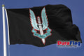 Special Air Service (SAS) Black Courtesy DuraFlag Rope and Toggled (20in x 12in)