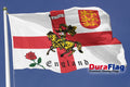 St George Charger Courtesy DuraFlag Rope and Toggled (20in x 12in)