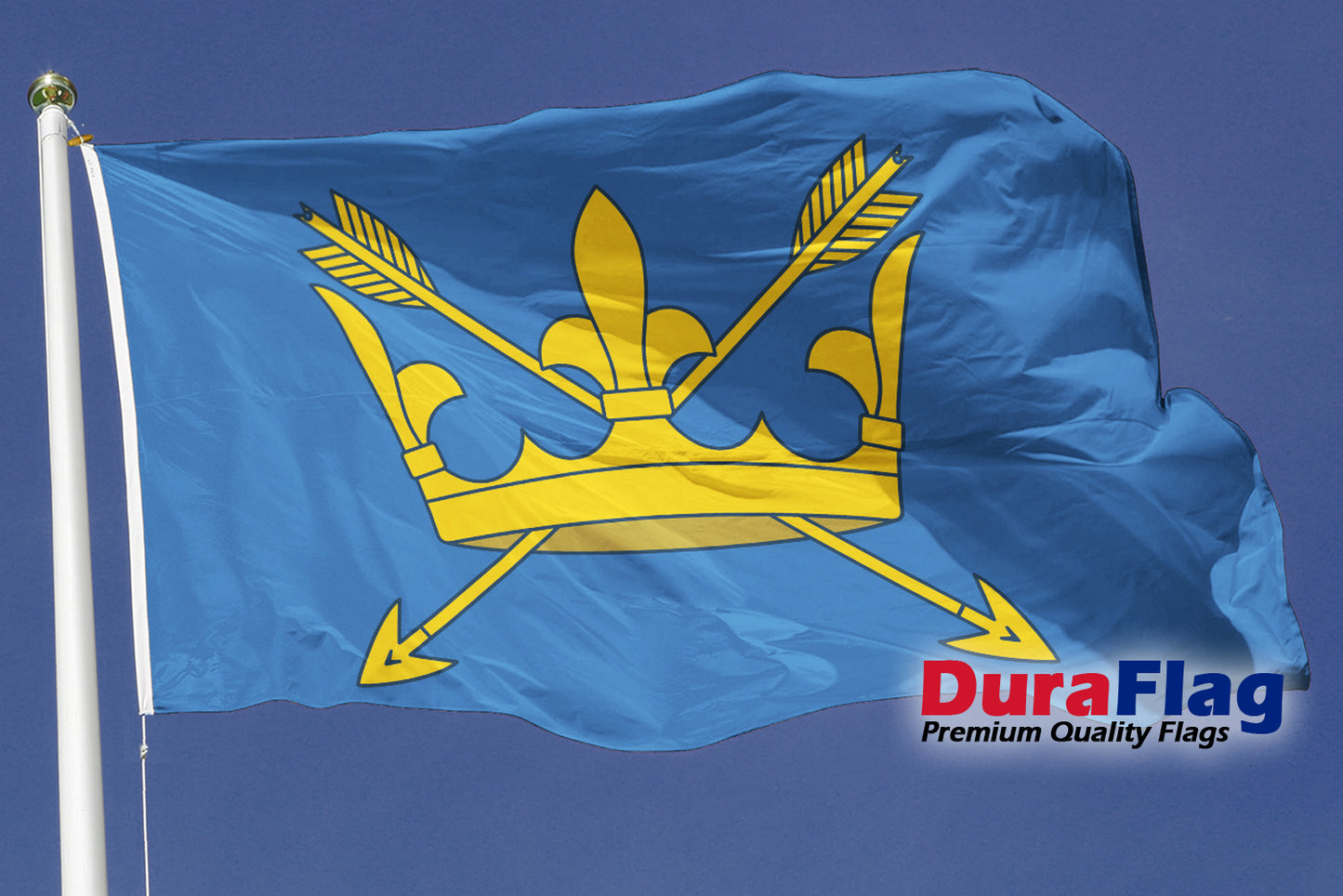 Suffolk New Courtesy DuraFlag Rope and Toggled (20in x 12in)