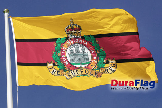 Suffolk Regiment Courtesy DuraFlag Rope and Toggled (20in x 12in)