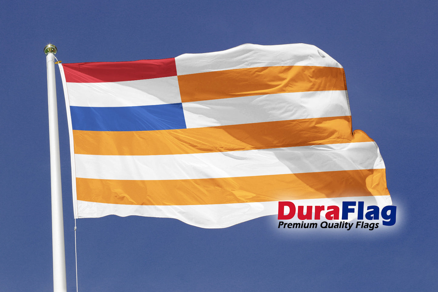 The Orange Free State Courtesy DuraFlag Rope and Toggled (20in x 12in)