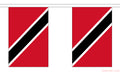 TRINIDAD AND TOBAGO BUNTING 9M FLAG CARIBBEAN FLAGS