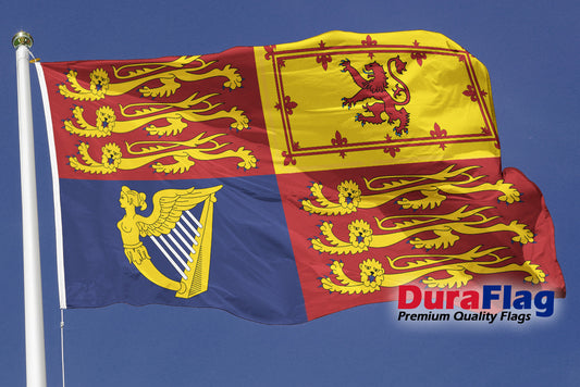 UK Royal Standard Courtesy DuraFlag Rope and Toggled (20in x 12in)