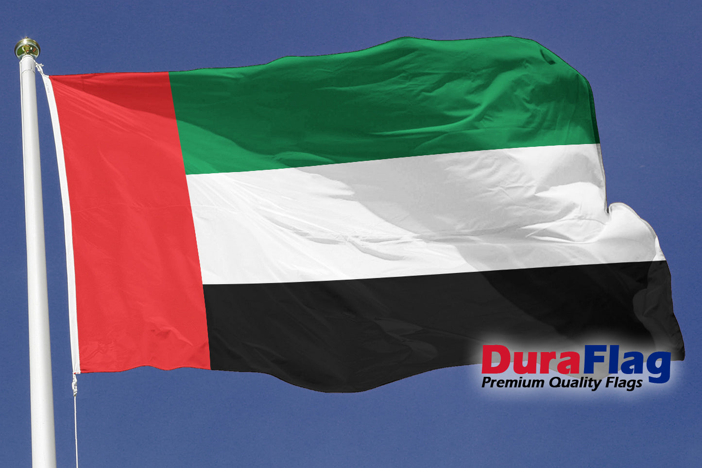 United Arab Emirates UAE Courtesy DuraFlag Rope and Toggled (20in x 12in)