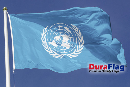 United Nations Courtesy DuraFlag Rope and Toggled (20in x 12in)