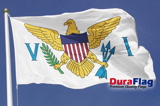 US Virgin Islands Courtesy DuraFlag Rope and Toggled (20in x 12in)