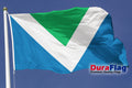 Vegan Courtesy DuraFlag Rope and Toggled (20in x 12in)