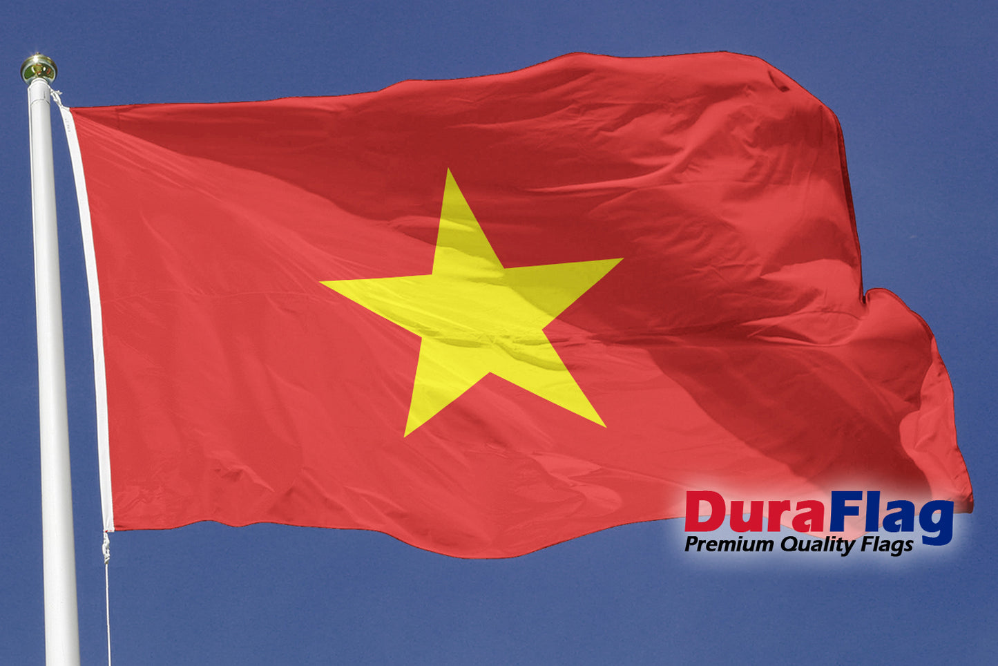 Vietnam New Courtesy DuraFlag Rope and Toggled (20in x 12in)