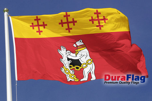 Warwickshire Old Courtesy DuraFlag Rope and Toggled (20in x 12in)