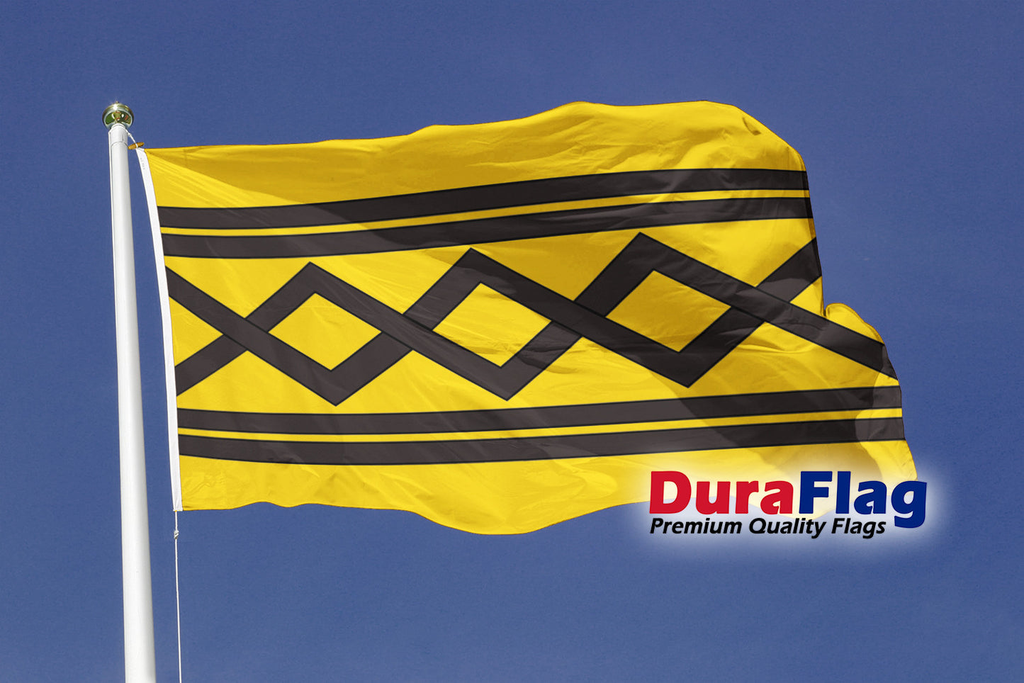 West Midlands Courtesy DuraFlag Rope and Toggled (20in x 12in)