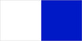 WHITE AND BLUE IRISH COUNTY FLAG 3X2 feet IRELAND MONAGHAN WATERFORD
