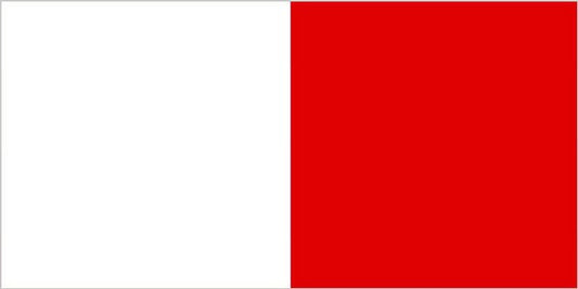 WHITE AND RED IRISH COUNTY FLAG 3X2 feet IRELAND TYRONE