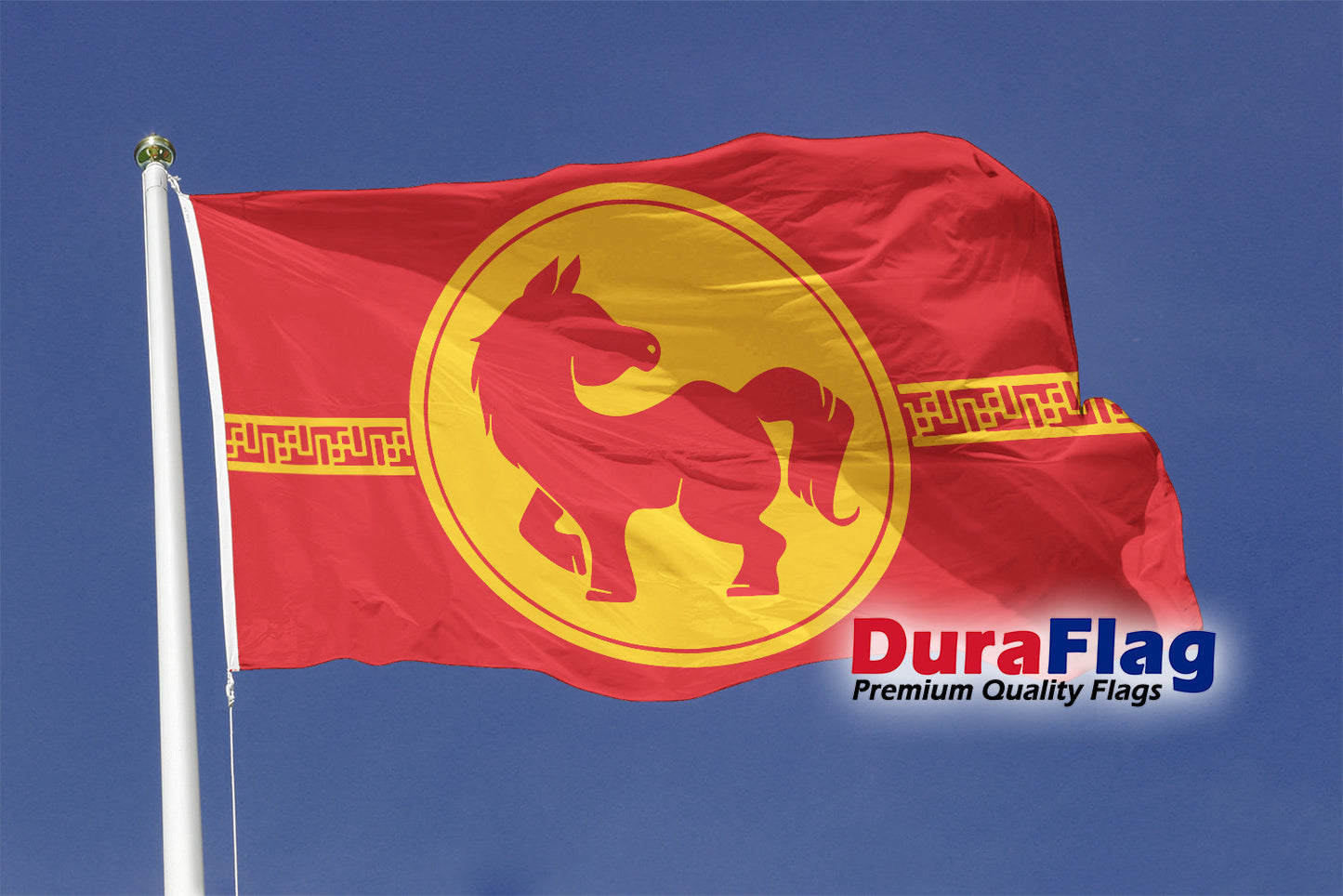 Year Of The Horse Courtesy DuraFlag Rope and Toggled (20in x 12in)