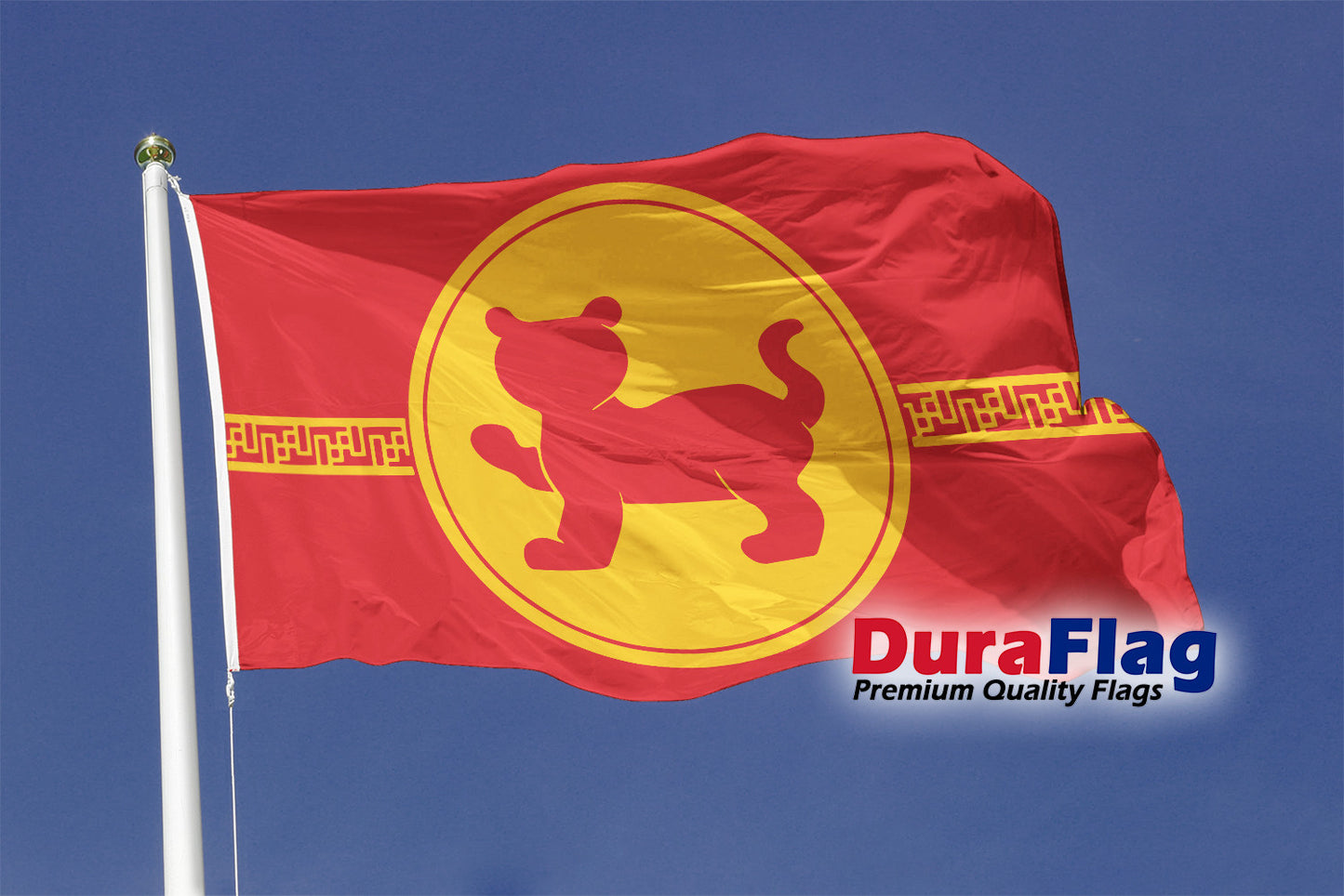 Year Of The Tiger Courtesy DuraFlag Rope and Toggled (20in x 12in)