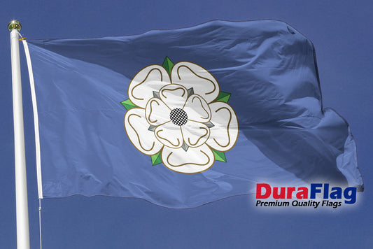 Yorkshire Old Courtesy DuraFlag Rope and Toggled (20in x 12in)