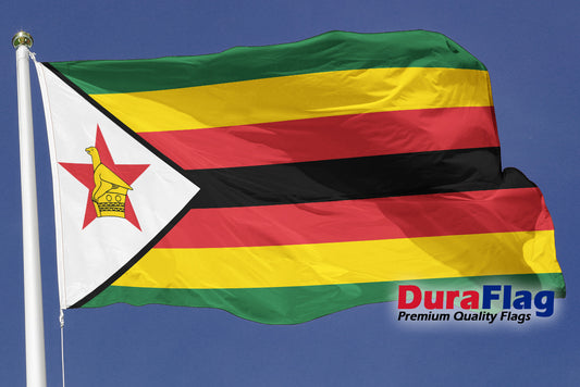 Zimbabwe Courtesy DuraFlag Rope and Toggled (20in x 12in)